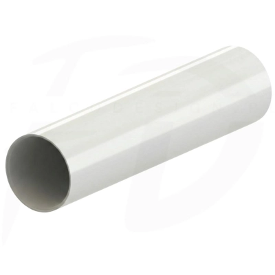 Rura spustowa PVC ⌀ 90 dł. 3m firmy KROP kolor biały